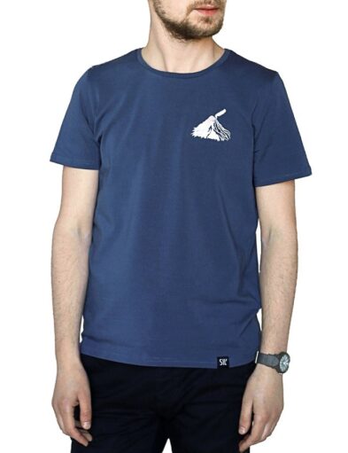 T-shirt blue Volcano