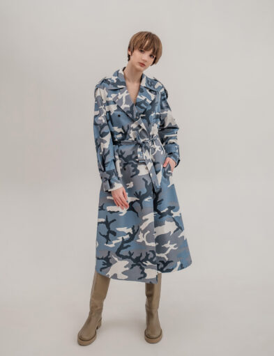 Cotton Trench Coat by Varan