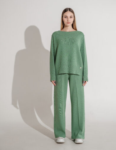 Green Merino Wool Suit