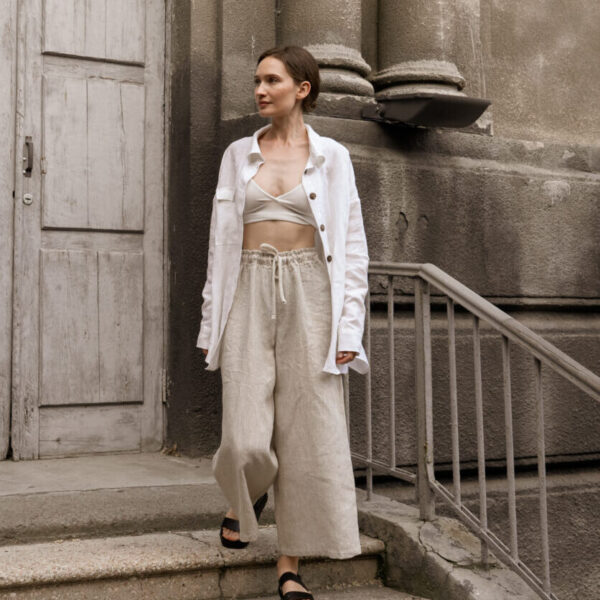 Beige Culottes by Leige