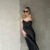 Black Slip-dress by Delen Wear
