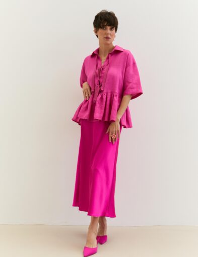 Silk Skirt “Gentle” Pink