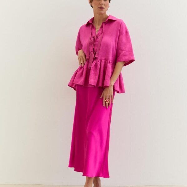 Silk Skirt “Gentle” Pink
