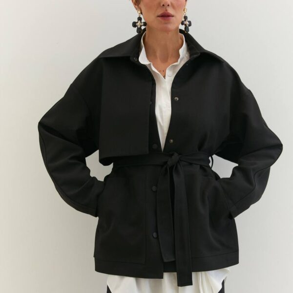 “Liana” Shortened Trench Coat