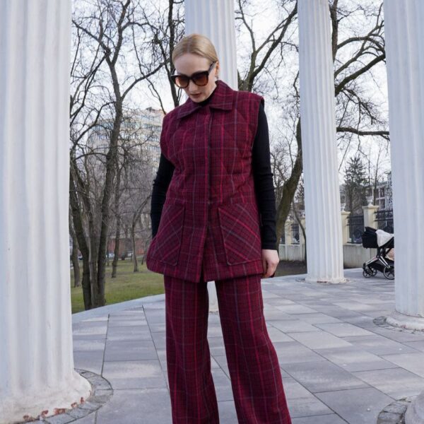 Burgundy Vest