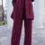 Burgundy Palazzo Pants