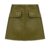 Olive  Patent Leather Skirt