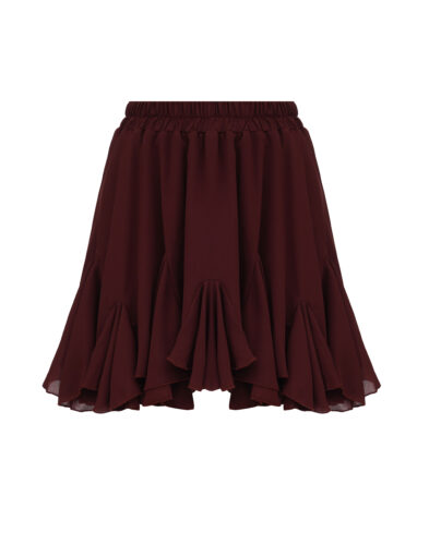 Burgundy Skirt