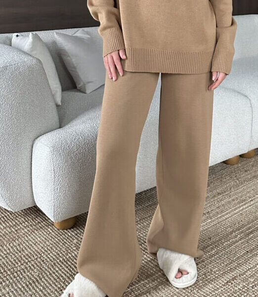 Camel Wool Trousers