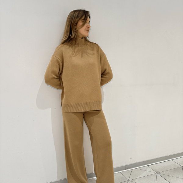 Camel Wool Trousers