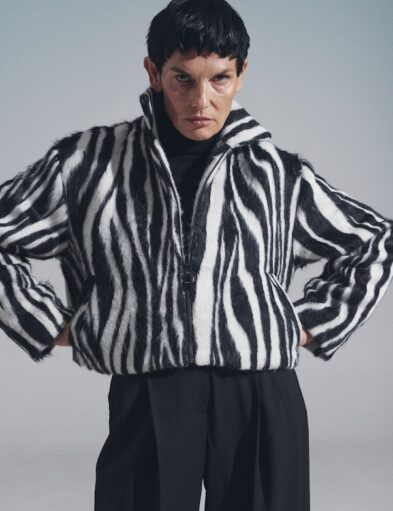 Zebra coat