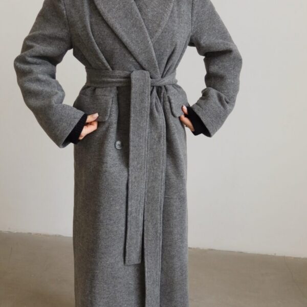 Gray Wool Coat