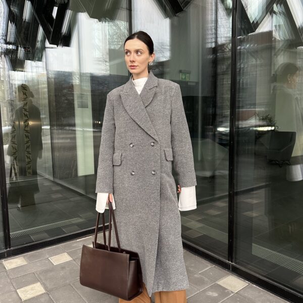 Gray Wool Coat