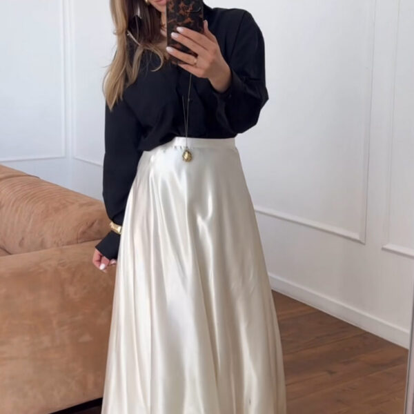 Satin Baloon Skirt Satin Baloon Skirt