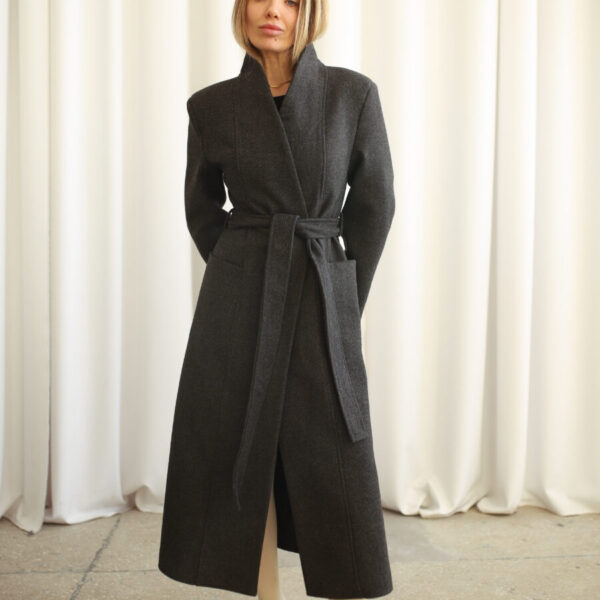 Graphit Coat With Belt