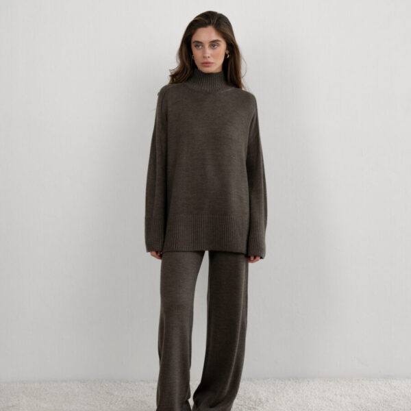 Chocolate Merino Wool Set