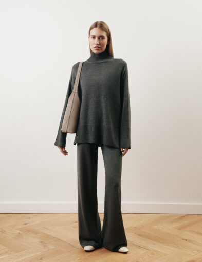 Graphite Merino Wool Set