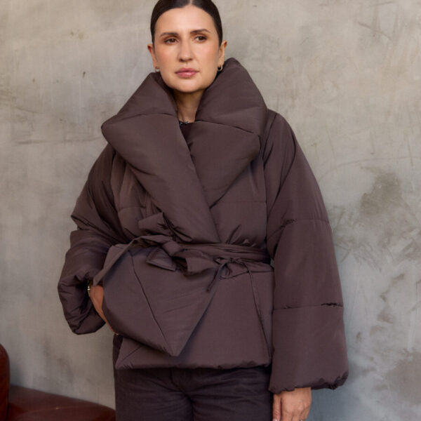 Chocolate Winter  Kimono