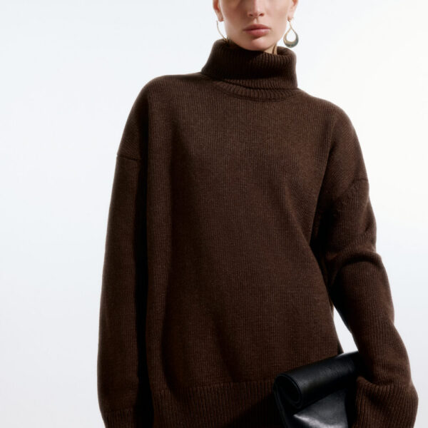 MELINDA Chocolate Sweater