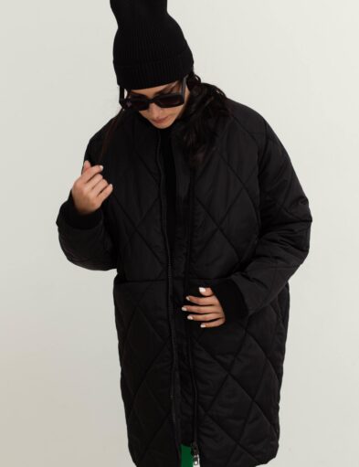 Black Winter Jacket Hugue