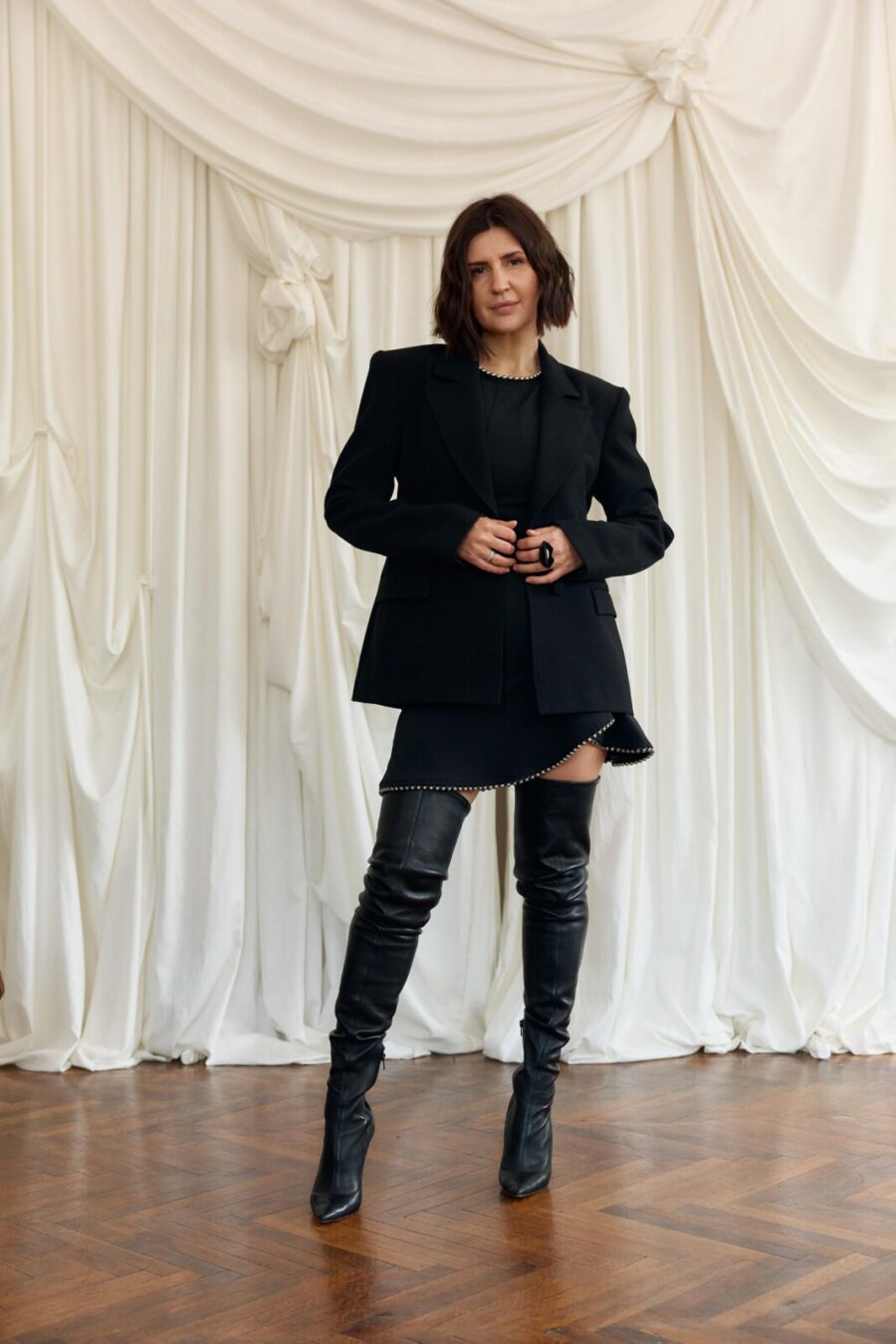 Black Dress With Beads - Image 4