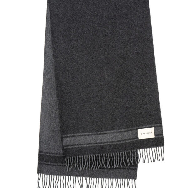 Gray Cashmere Scarf
