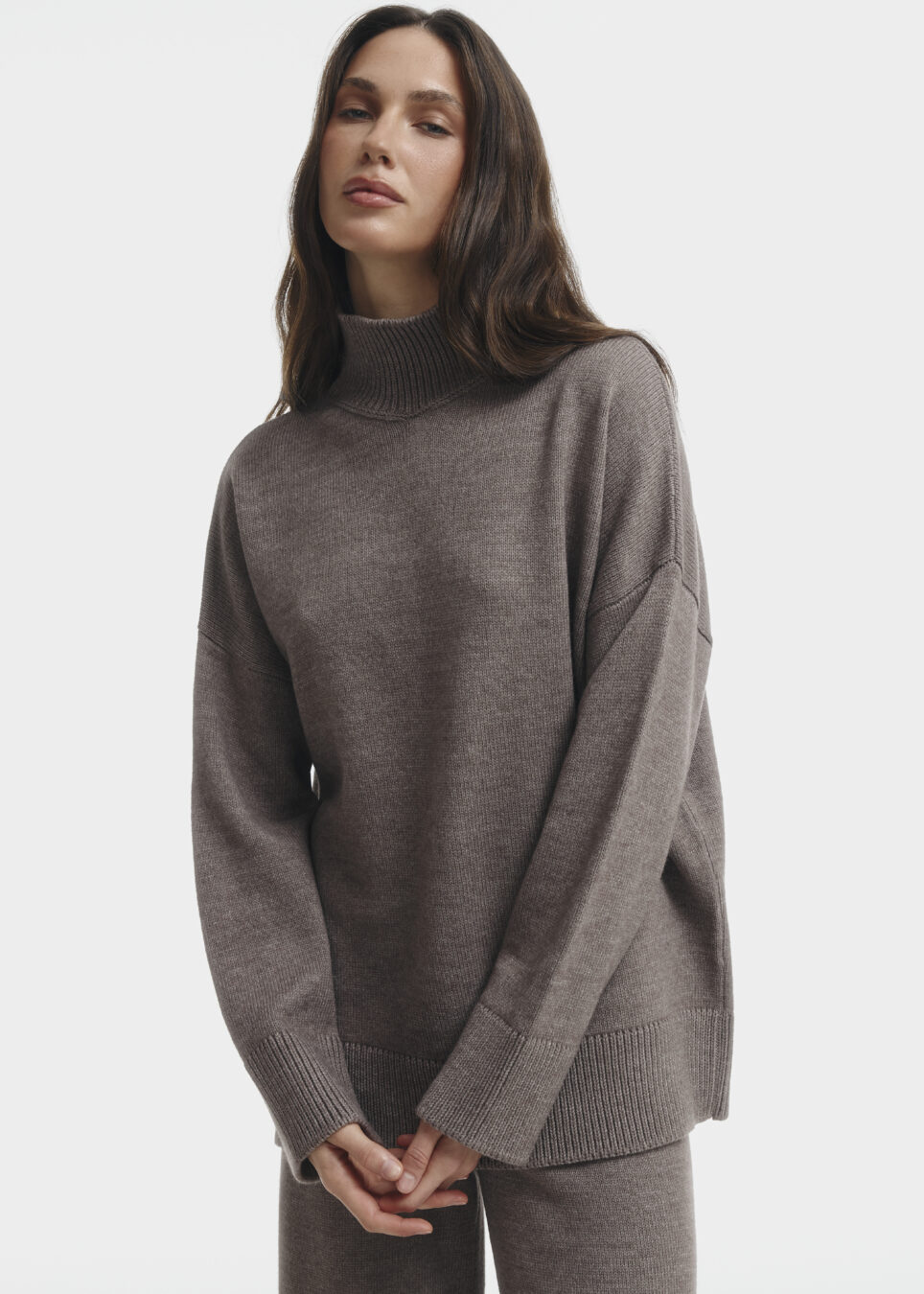 Wool Suit In a Cocoa Shade - Image 2