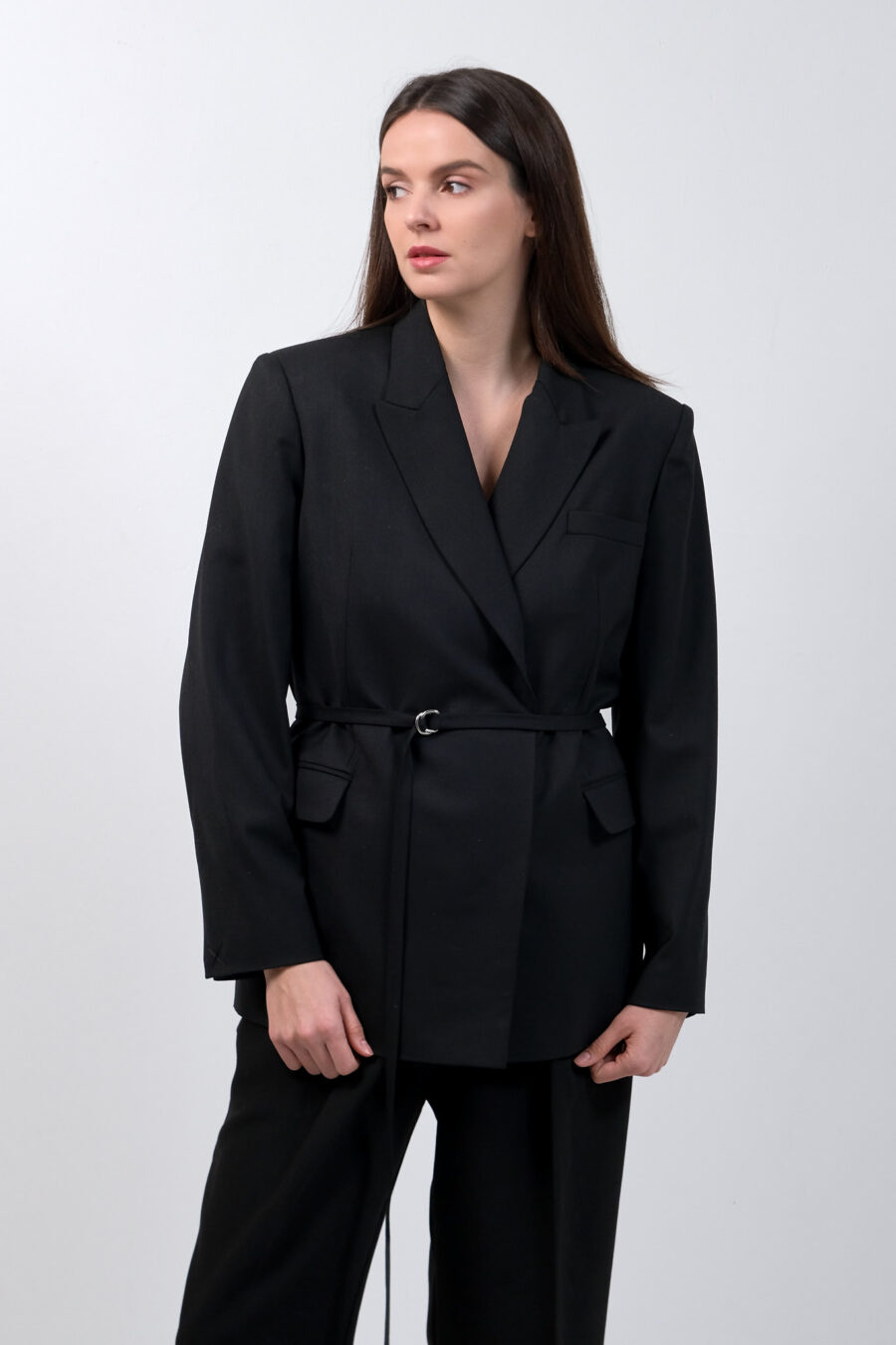 Black Wool Jacket - Image 3