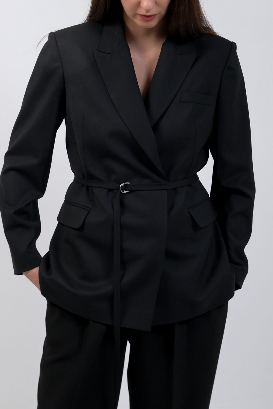 Black Wool Jacket - Image 8