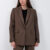 Chocolate Colored  Wool  Jacket