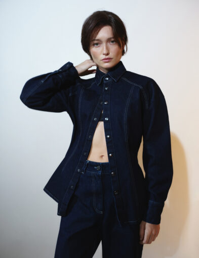 Navy Blue Shirt