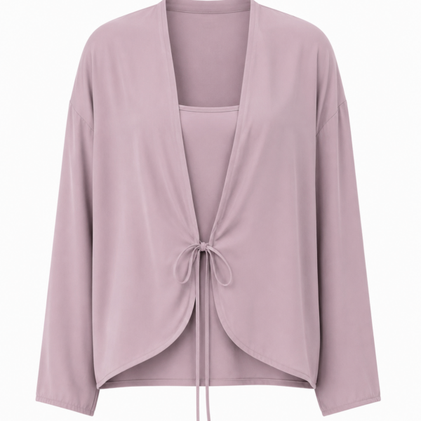 Rose Viscose Cardigan