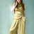 Satin Olive Wide-Leg Pants