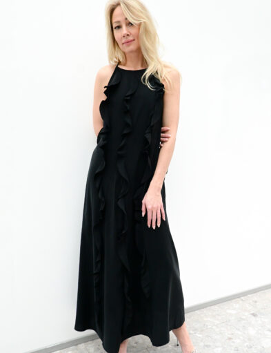 Black Viscose Dress