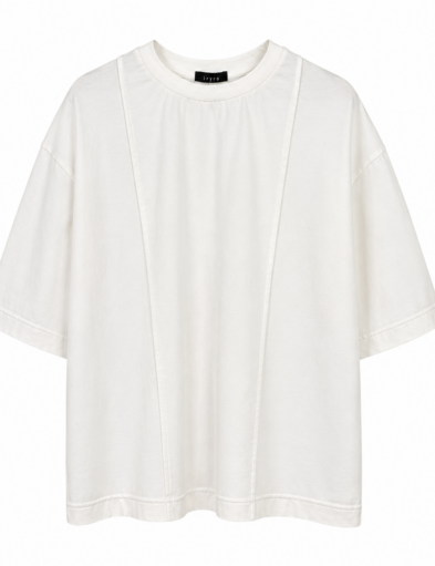 Oversized T-Shirt with Vertical Seam Detail