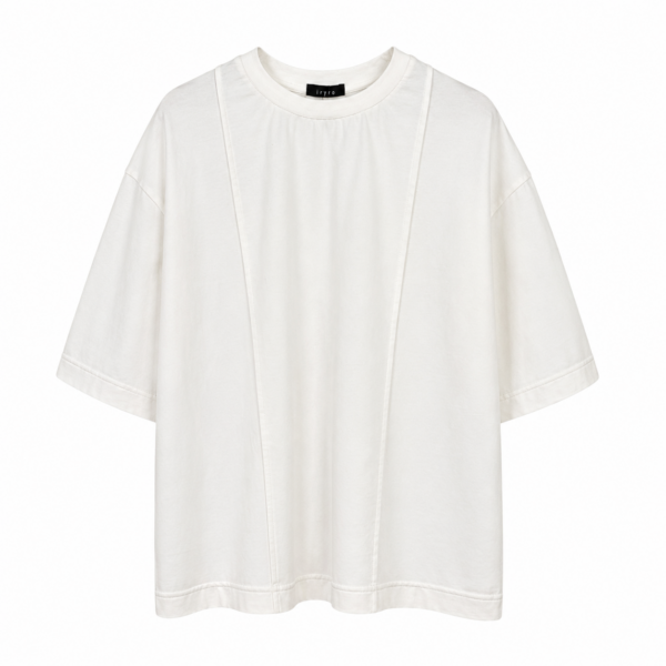 Oversized T-Shirt with Vertical Seam Detail