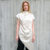 Asymmmetrical Milk Silky Top