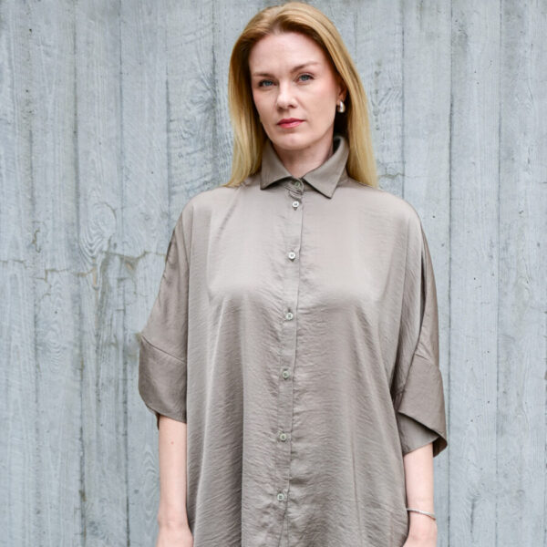 Silky Grey Shirt