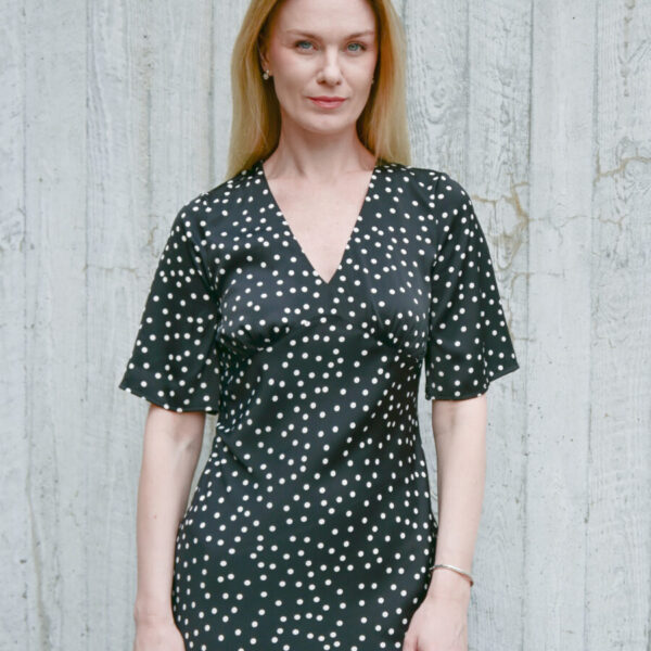 Black Polka Dot Dress