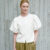 Jacquard White Blouse