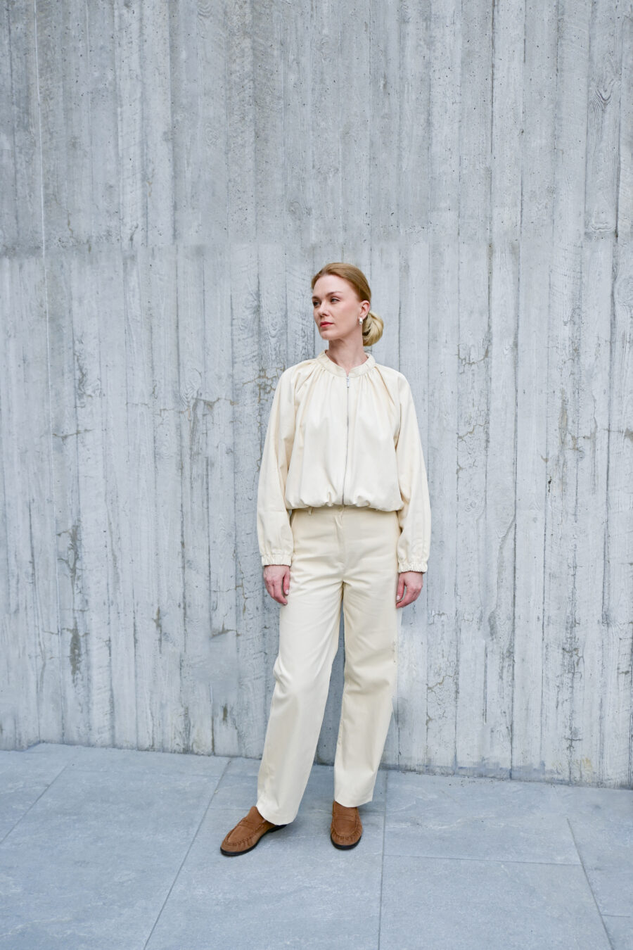 Jeans Beige Trousers - Image 2
