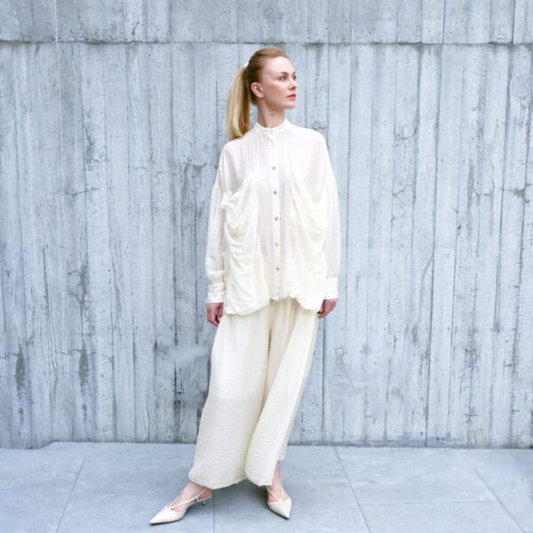 White Bohemian Trousers