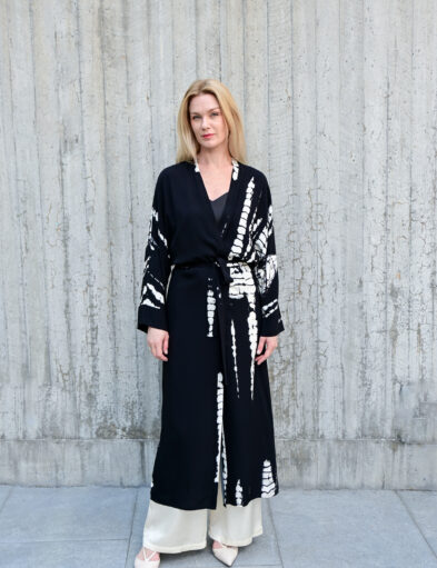Black Viscose Cardigan