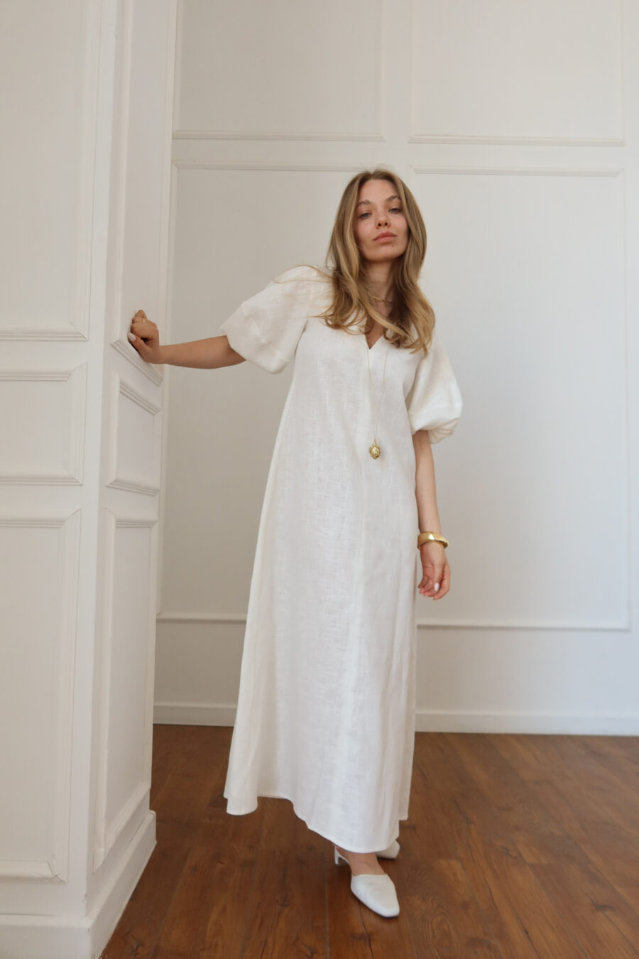 Linen Dress Maxi - Image 5