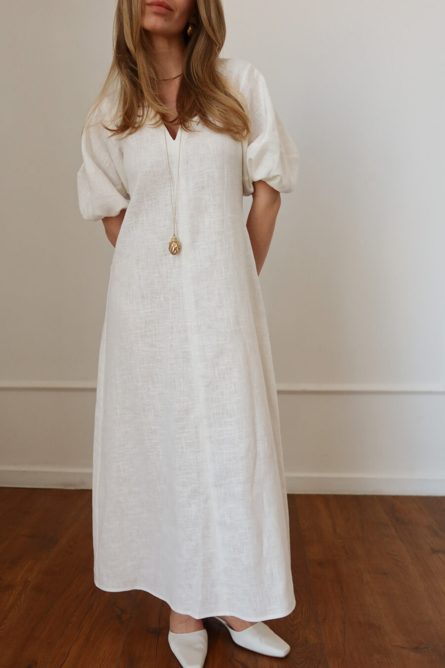 Linen Dress Maxi - Image 4