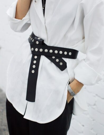 LAS VEGAS Leather Belt