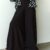 Black Crash-Linen Palazzo Trousers