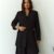 Black Crash-Linen Jacket Yana