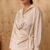 Beige Silky Blouse