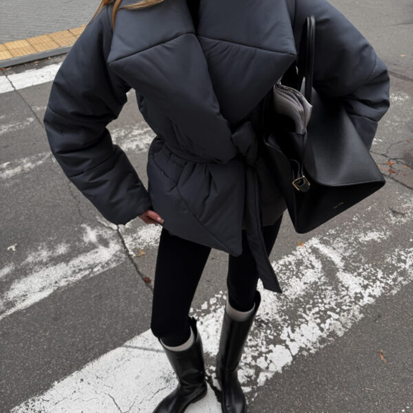 Graphite Kimono Winter Jacket